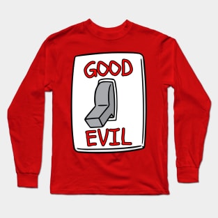 Good Evil Switch Off Long Sleeve T-Shirt